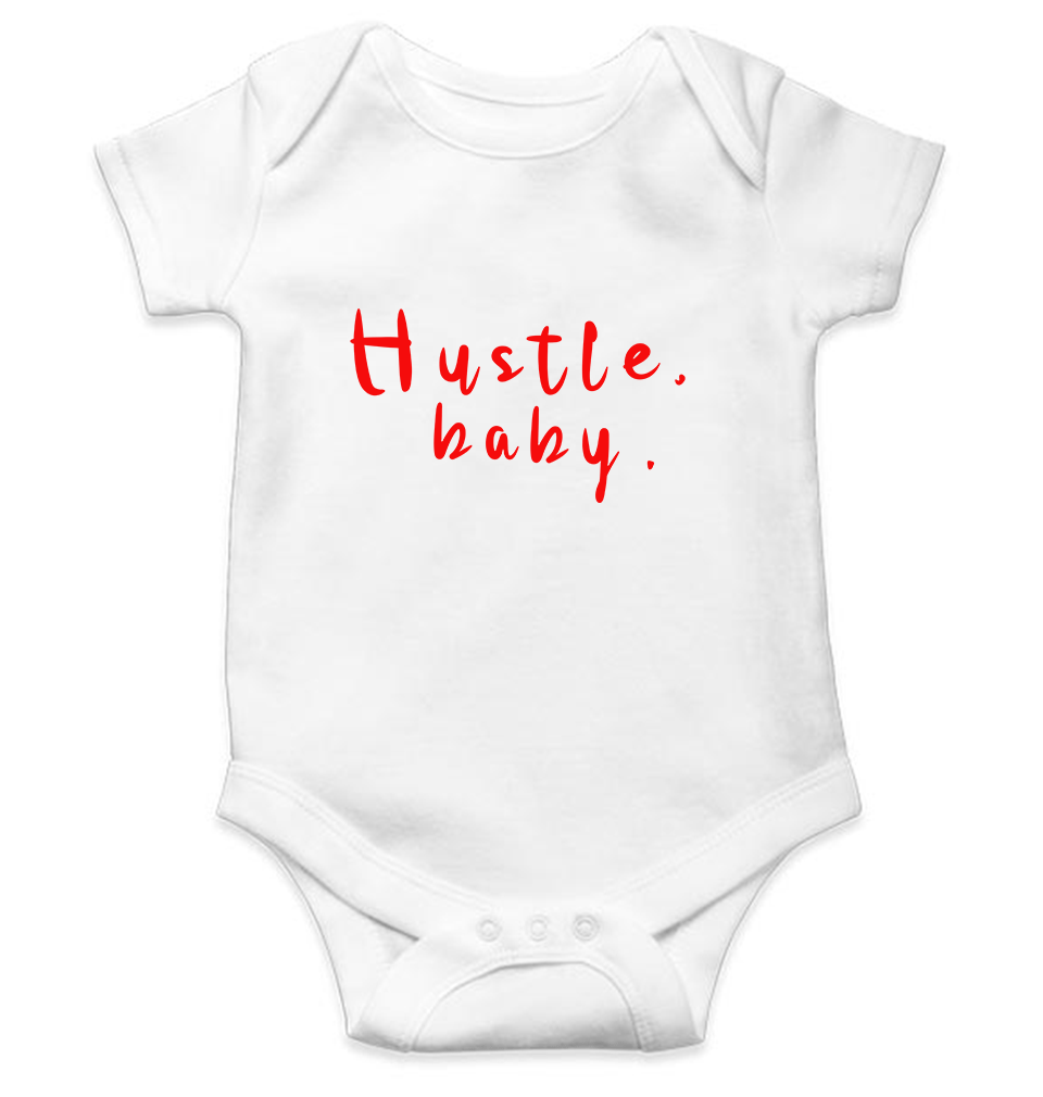 Hustle Baby Rompers for Baby Girl- FunkyTeesClub