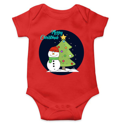 Merry Christmas Rompers for Baby Girl- FunkyTeesClub
