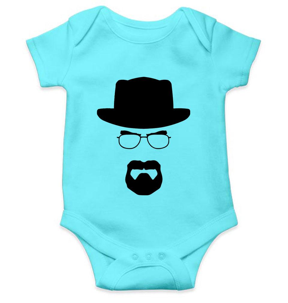 Heisenberg Breaking Bad Web Series Rompers for Baby Boy- FunkyTeesClub