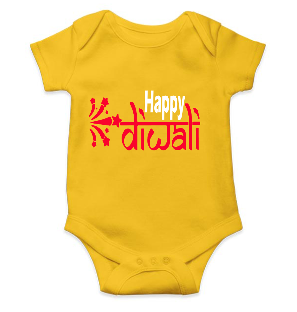Happy Diwali Rompers for Baby Girl- FunkyTeesClub