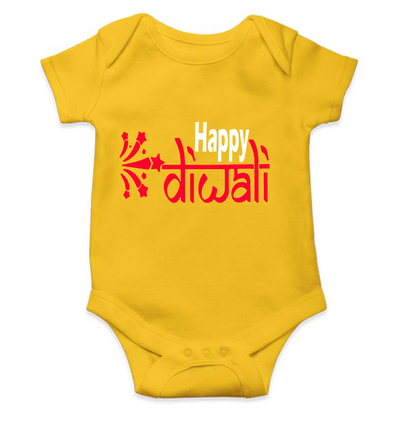 Happy Diwali Rompers for Baby Girl- FunkyTeesClub