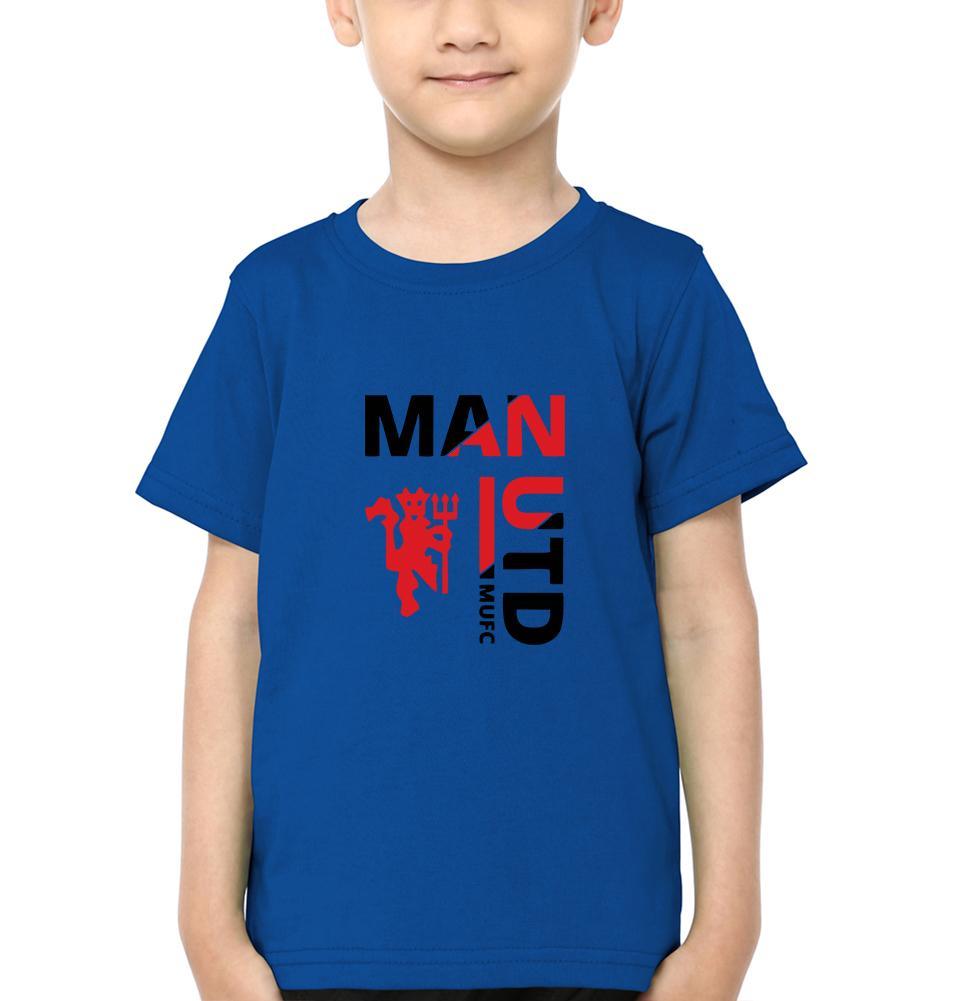 Manchester United Half Sleeves T-Shirt for Boy-FunkyTeesClub