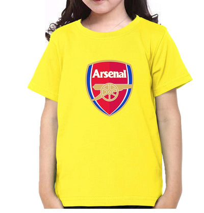 Arsenal Half Sleeves T-Shirt For Girls -FunkyTeesClub