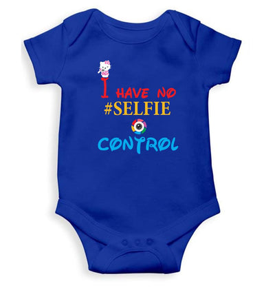 I Have No Selfie Control Rompers for Baby Girl- FunkyTeesClub