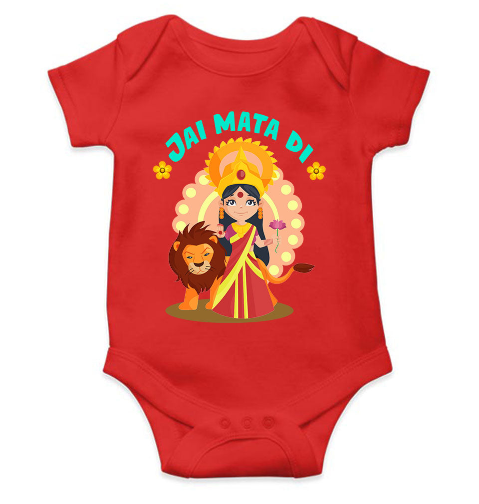 Jai Mata Di Navratri Rompers for Baby Girl- FunkyTeesClub