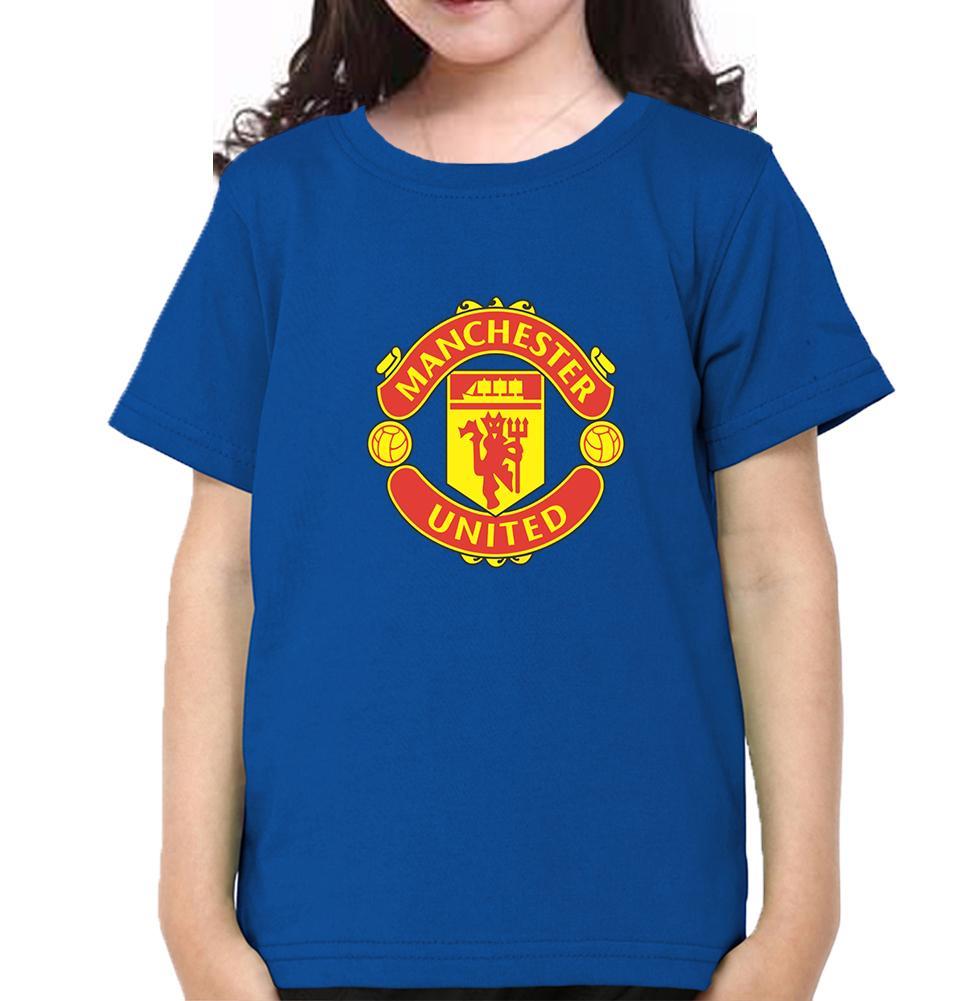 Manchester United Half Sleeves T-Shirt For Girls -FunkyTeesClub
