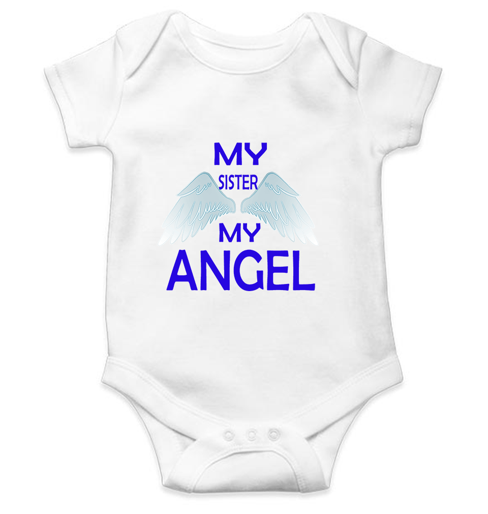 My Sister My Angel Rompers for Baby Girl- FunkyTeesClub