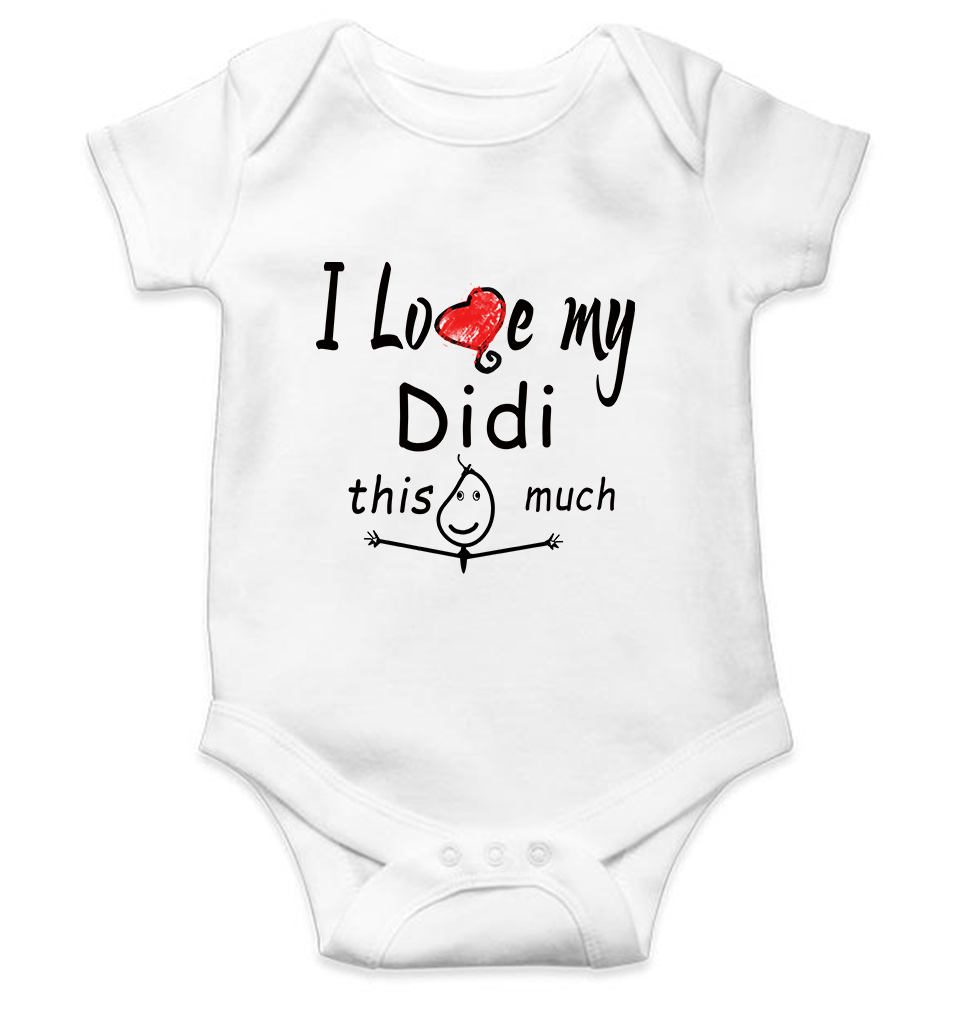 I Love My Didi Rompers for Baby Boy- FunkyTeesClub