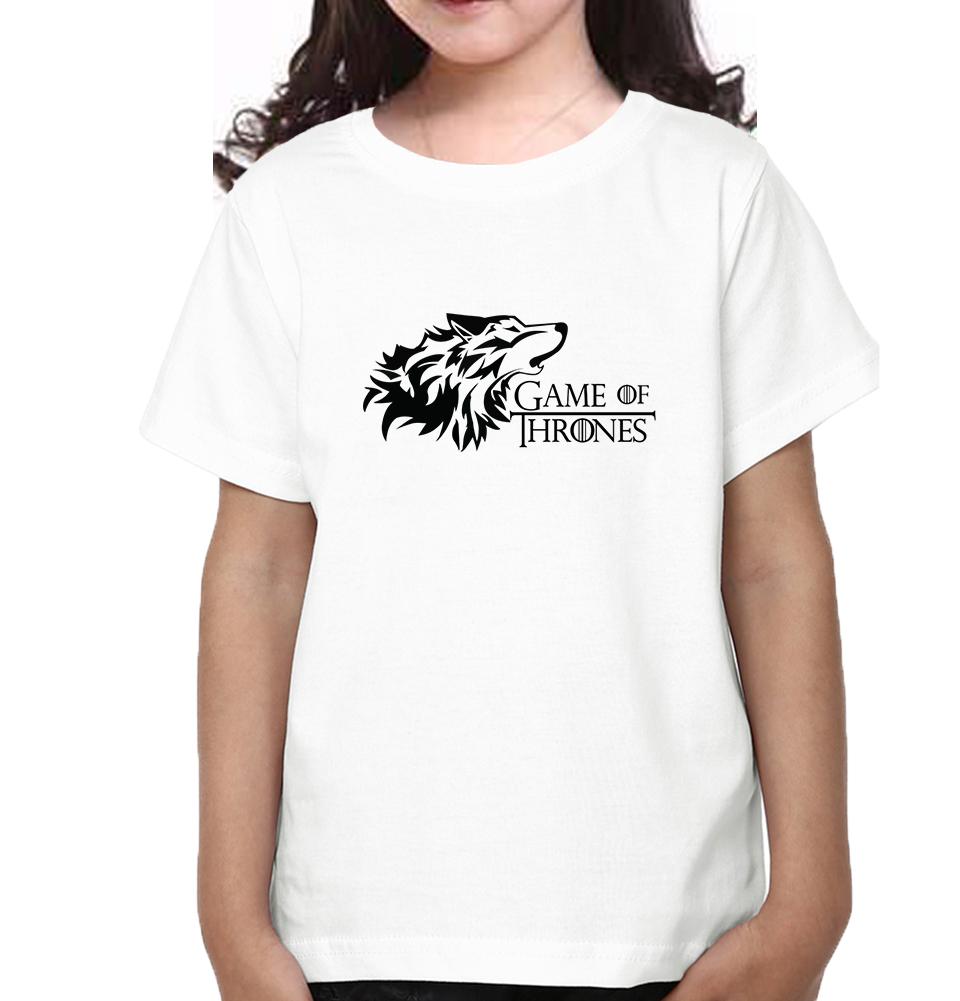 GOT Game Of Thrones Winter Coming Half Sleeves T-Shirt For Girls -FunkyTeesClub