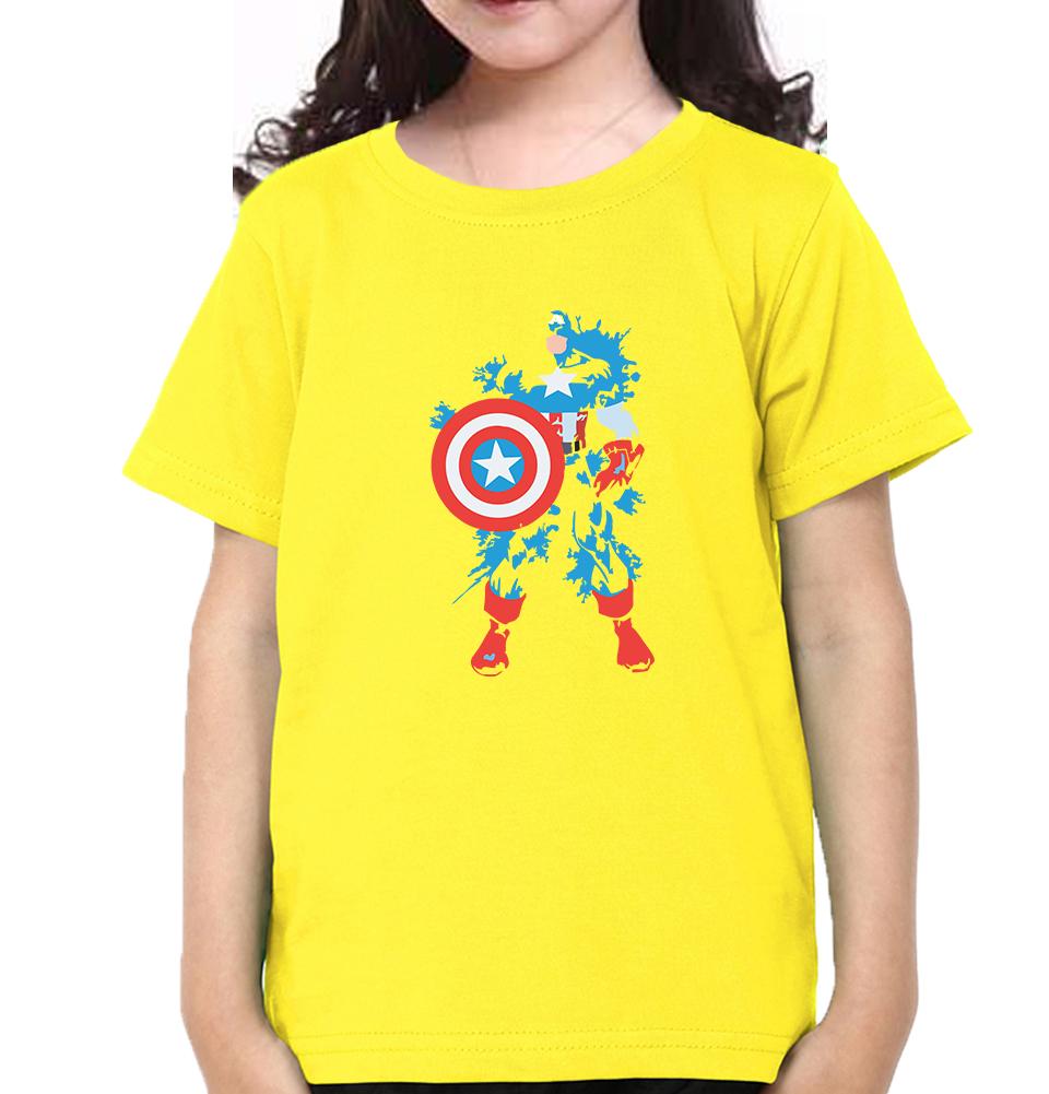Captain Splash Half Sleeves T-Shirt For Girls -FunkyTeesClub