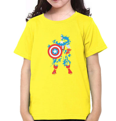 Captain Splash Half Sleeves T-Shirt For Girls -FunkyTeesClub