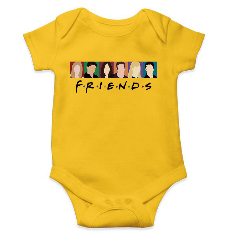 F.R.I.E.N.D.S Friends Web Series Rompers for Baby Girl- FunkyTeesClub