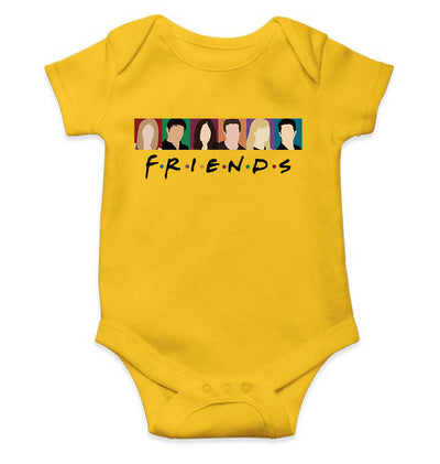 F.R.I.E.N.D.S Friends Web Series Rompers for Baby Girl- FunkyTeesClub