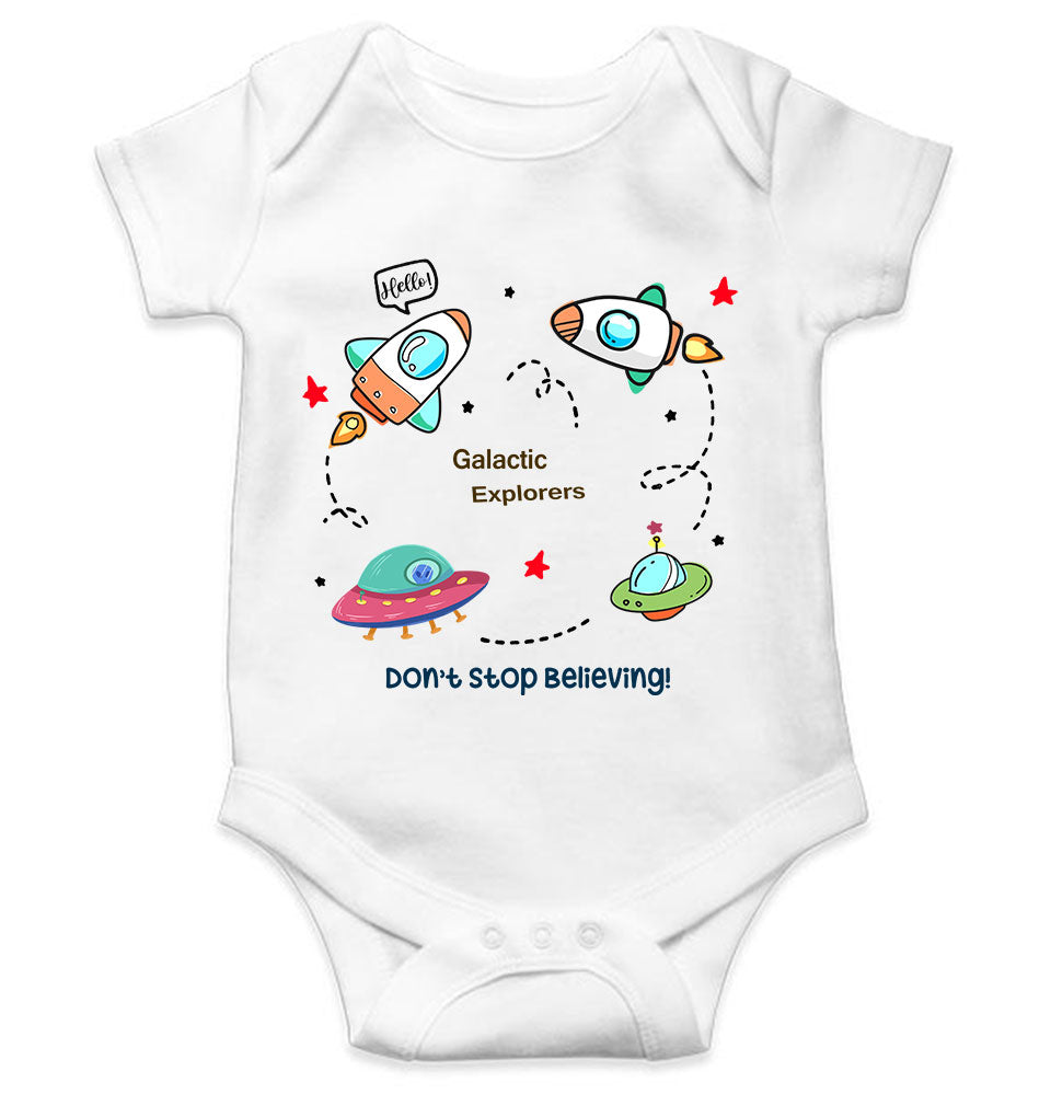 Spaceships Rompers for Baby Boy- FunkyTeesClub