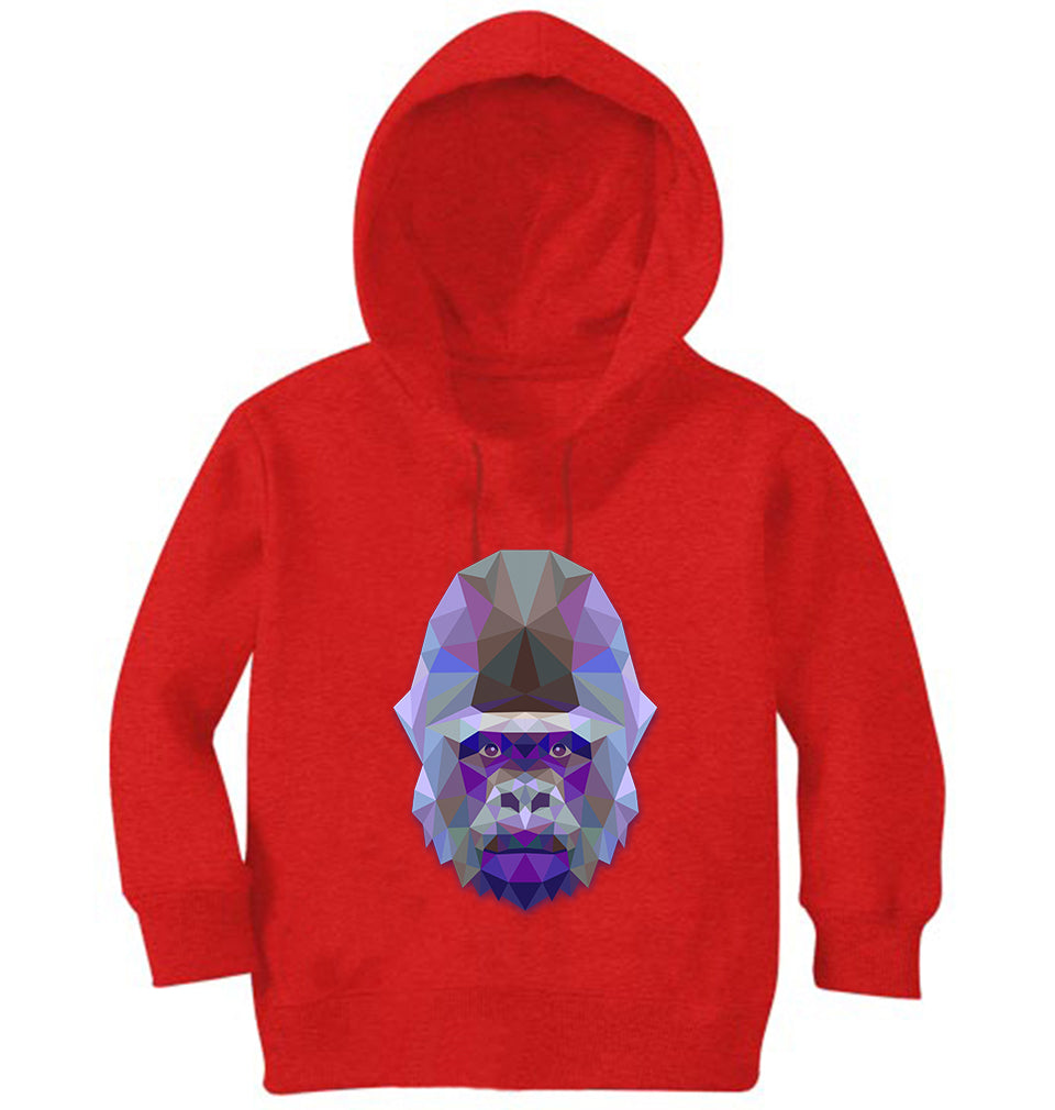 TRIANGLE GORILLA Girl Hoodies-FunkyTeesClub
