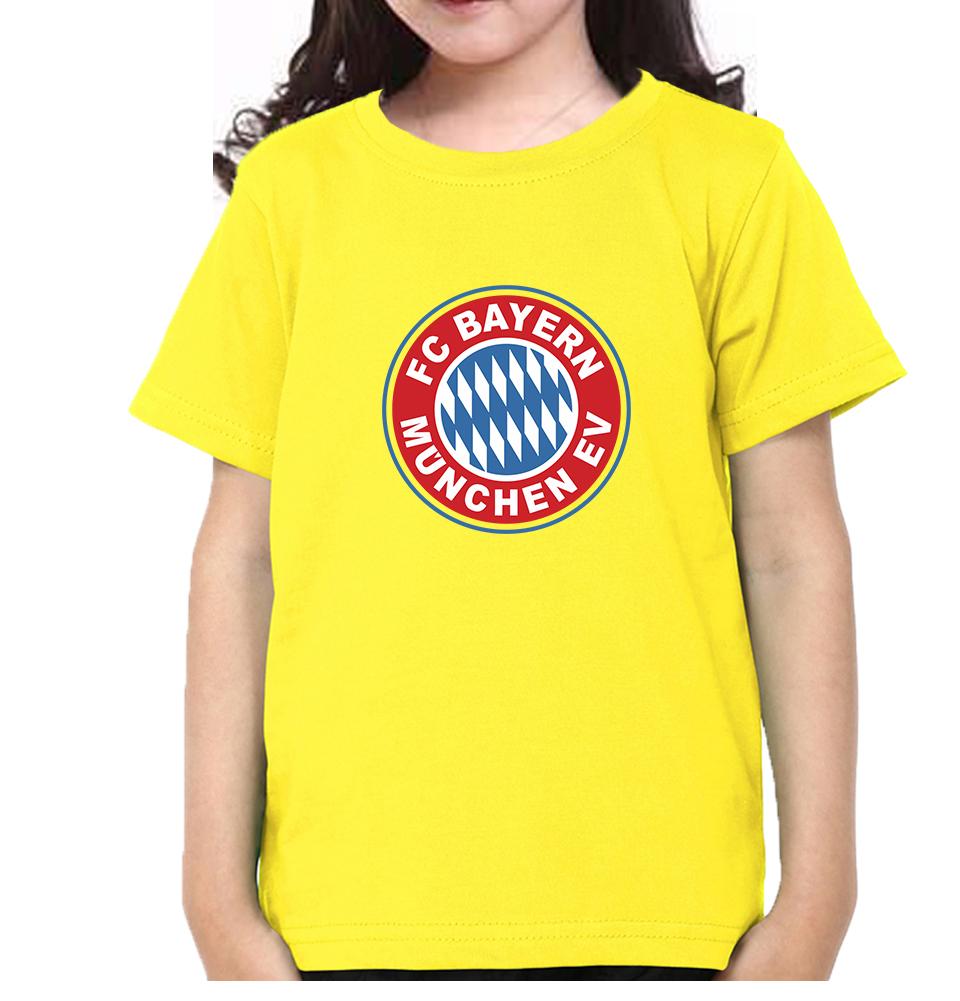 Bayern Munich Half Sleeves T-Shirt For Girls -FunkyTeesClub