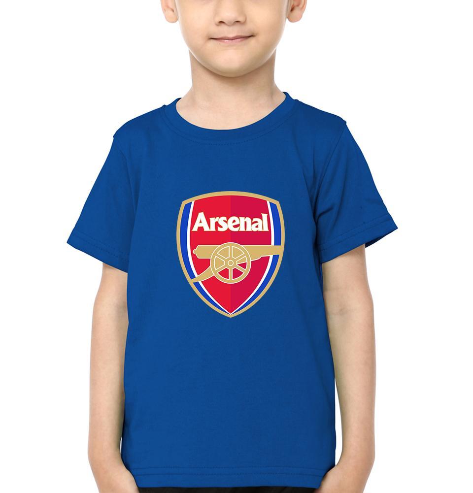 Arsenal Half Sleeves T-Shirt for Boy-FunkyTeesClub