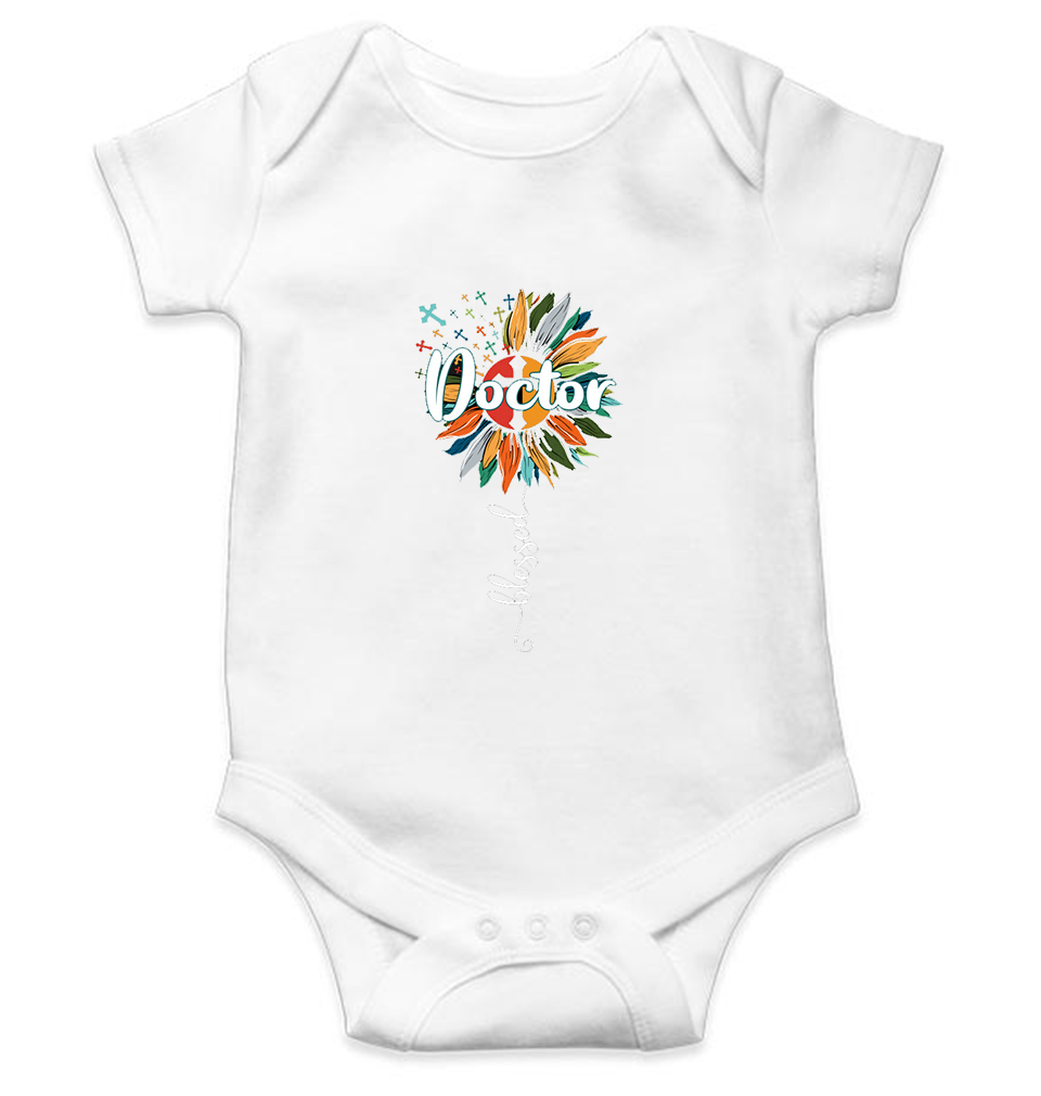 Future Doctor Rompers for Baby Girl- FunkyTeesClub