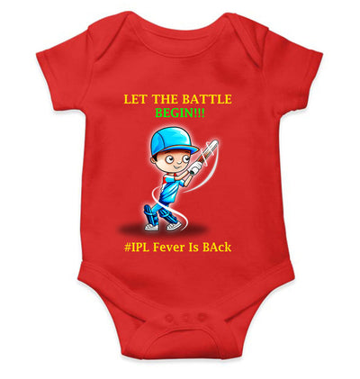 IPL Fever Is Back Rompers for Baby Girl- FunkyTeesClub