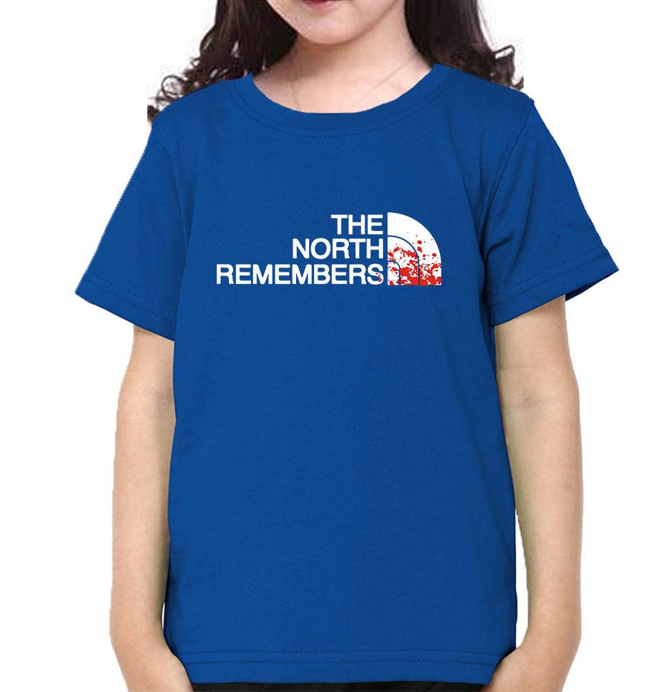 GOT Game Of Thrones North Remembers Half Sleeves T-Shirt For Girls -FunkyTeesClub