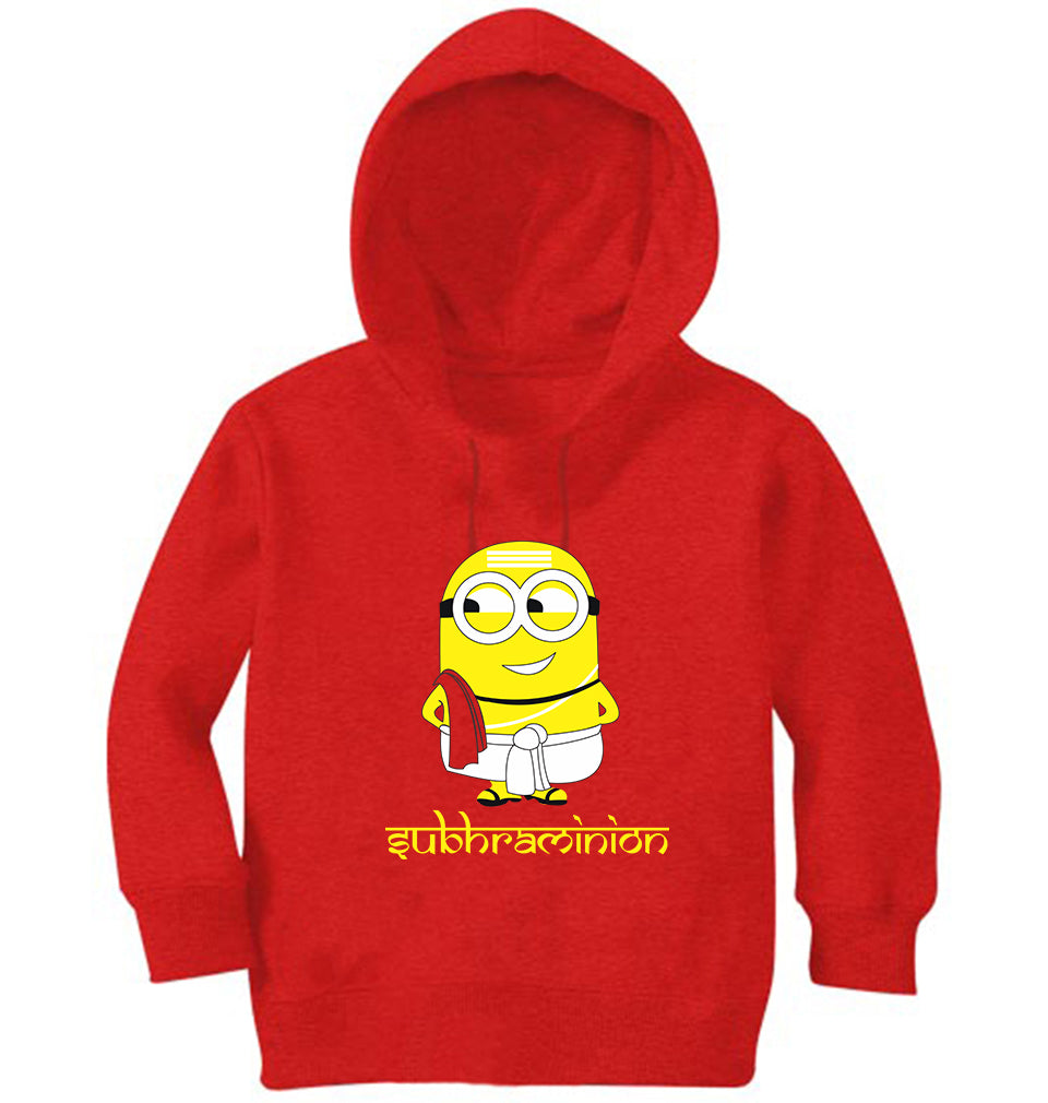 Minion Subhraminion Boy Hoodies-FunkyTeesClub