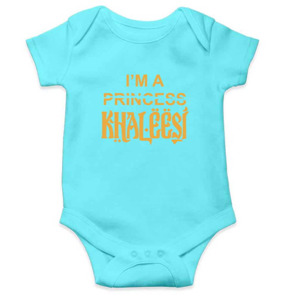 GOT Game Of Thrones I'm Princess Khaleesi Rompers for Baby Girl- FunkyTeesClub