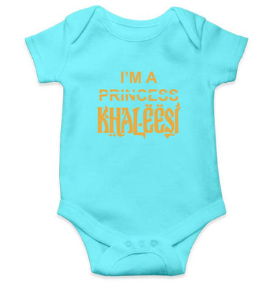 GOT Game Of Thrones I'm Princess Khaleesi Rompers for Baby Girl- FunkyTeesClub
