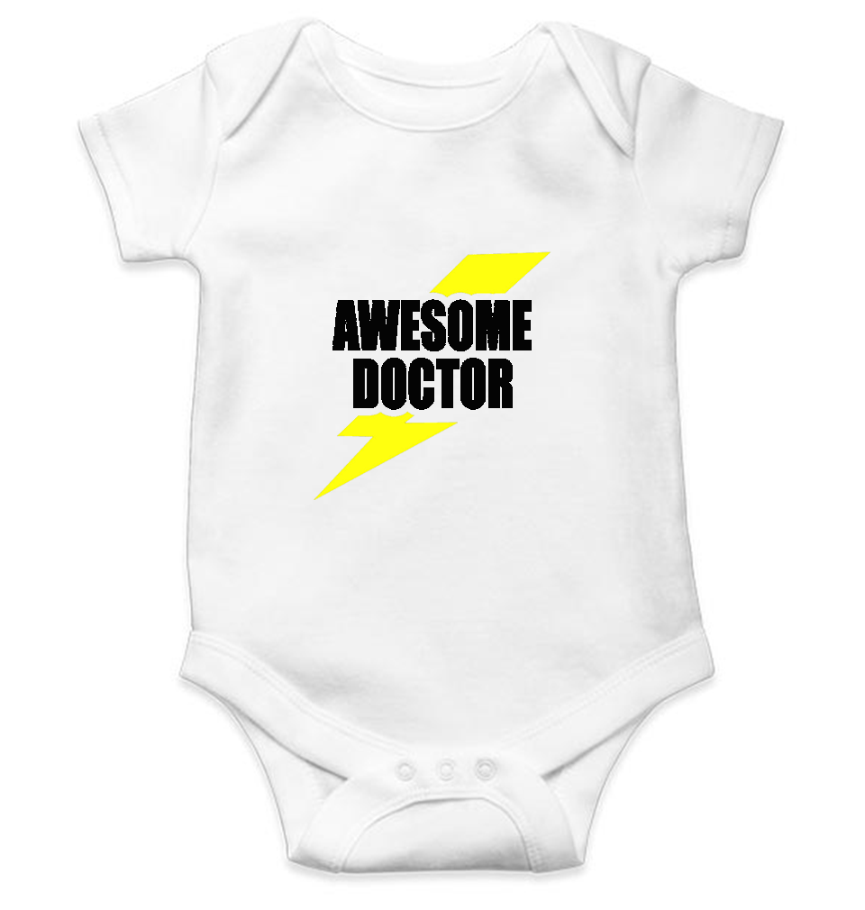 Future Doctor Rompers for Baby Girl- FunkyTeesClub