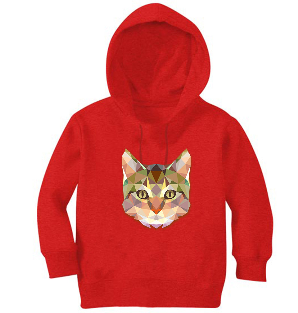 TRIANGLE CAT Girl Hoodies-FunkyTeesClub