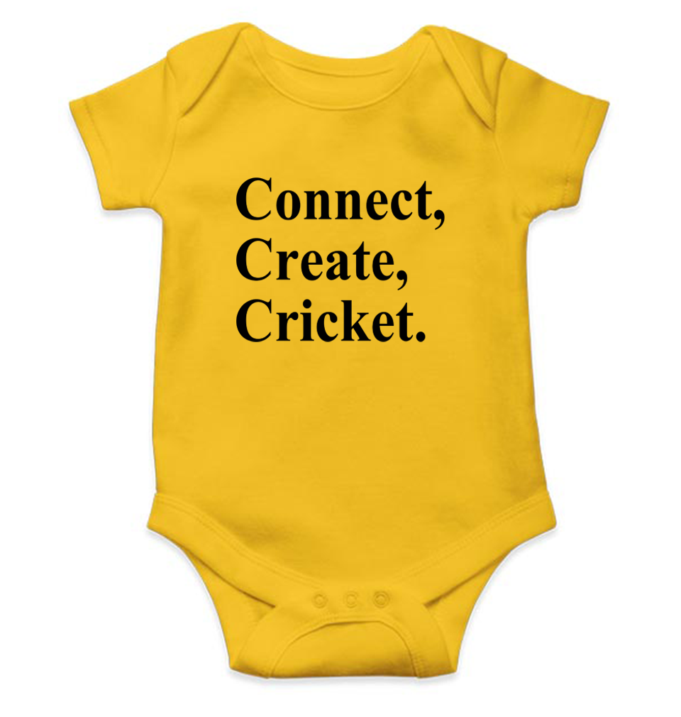 Connect Create Cricket World Cup Cricket Rompers for Baby Boy- FunkyTeesClub