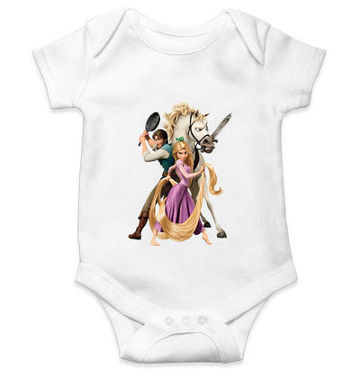 Cute Princess Cartoon Rompers for Baby Girl- FunkyTeesClub