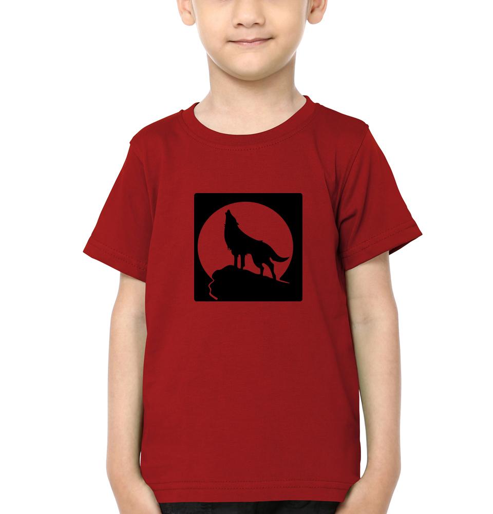 WOLF Half Sleeves T-Shirt for Boy-FunkyTeesClub