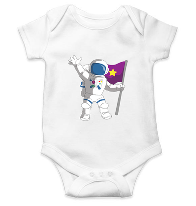 Future Astronaut Rompers for Baby Girl- FunkyTeesClub