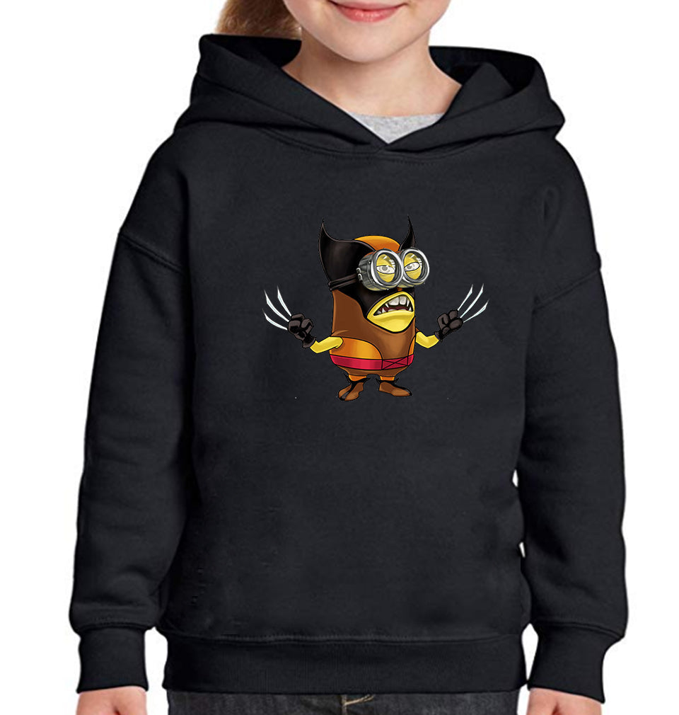 Minion Wolverine Girl Hoodies-FunkyTeesClub