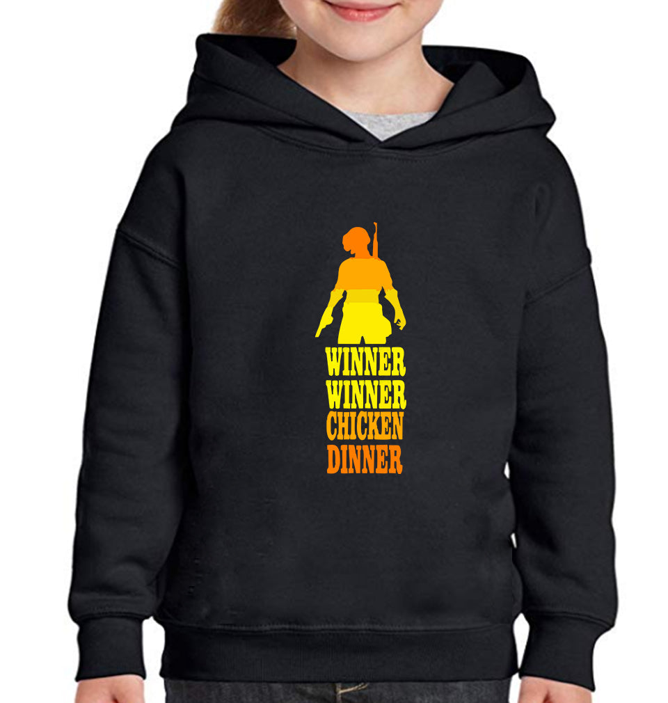 PUBG Winner Winner Chicken Dinner Girl Hoodies-FunkyTeesClub