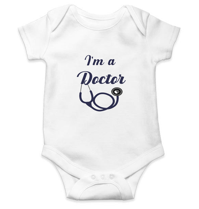 Future Doctor Rompers for Baby Boy- FunkyTeesClub