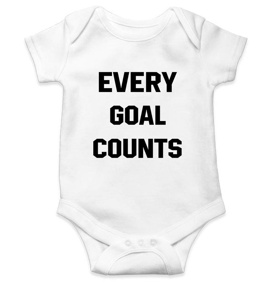 Every Goals Counts Rompers for Baby Boy- FunkyTeesClub