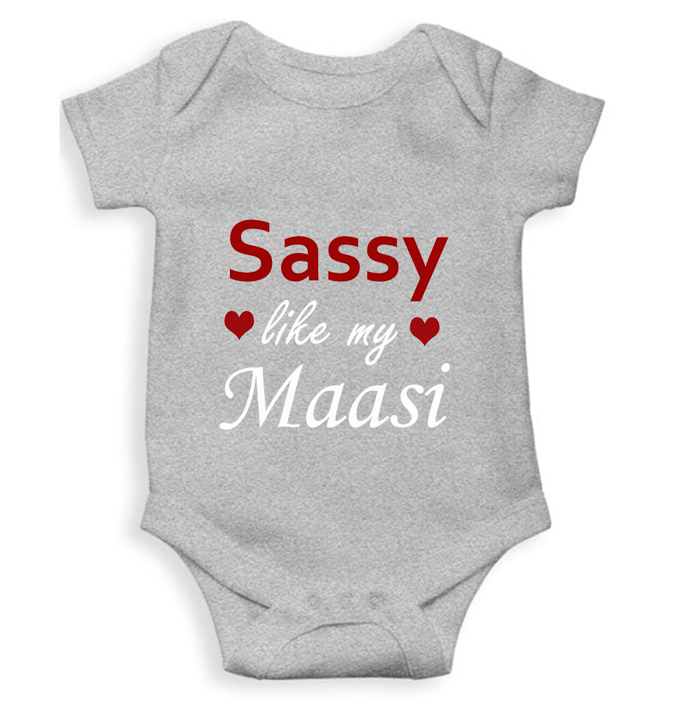 Sassy Like My Masi Rompers for Baby Girl- FunkyTeesClub
