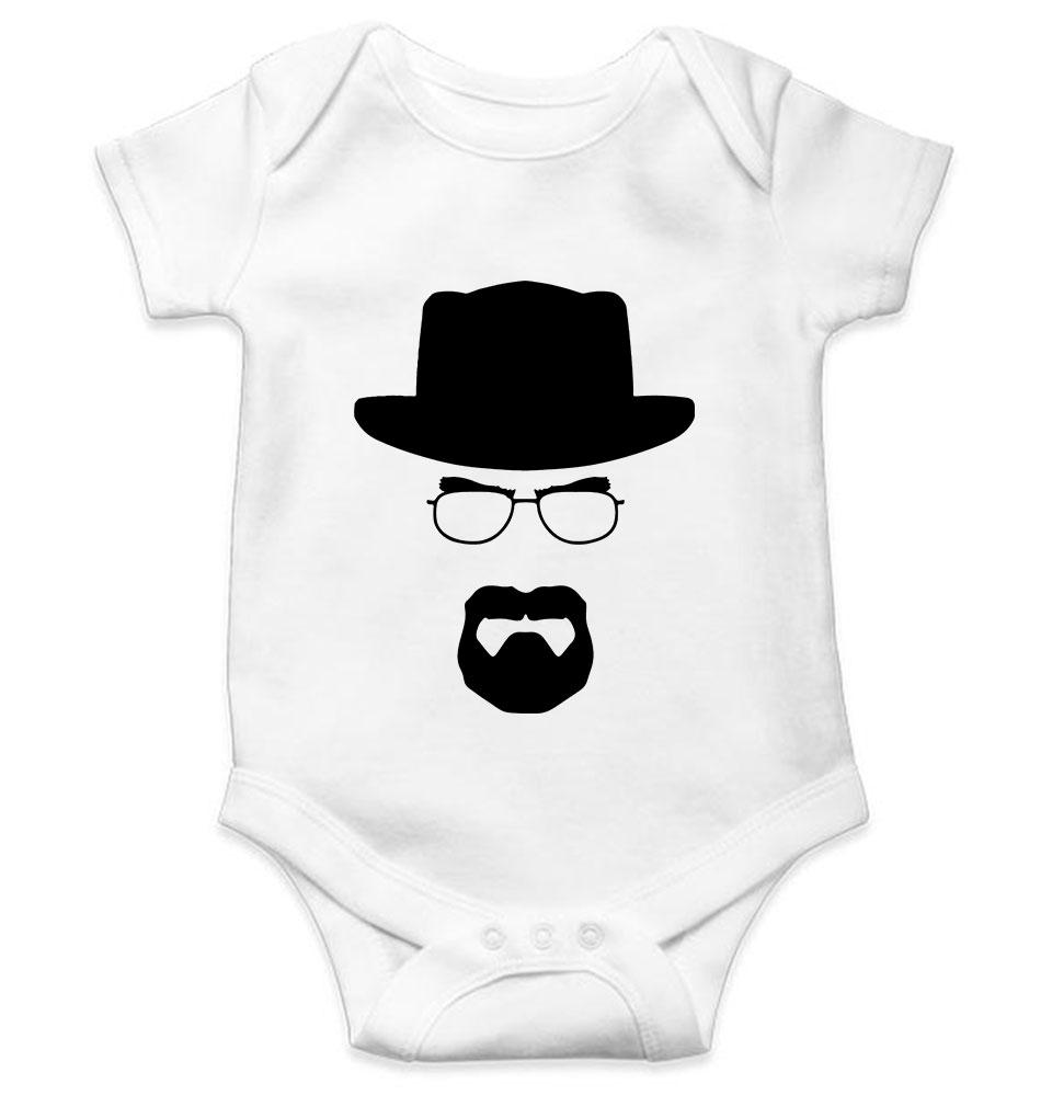 Heisenberg Breaking Bad Web Series Rompers for Baby Girl- FunkyTeesClub