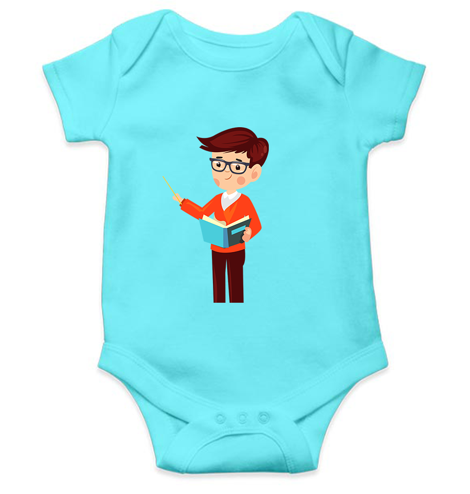 Future Teacher Rompers for Baby Boy- FunkyTeesClub