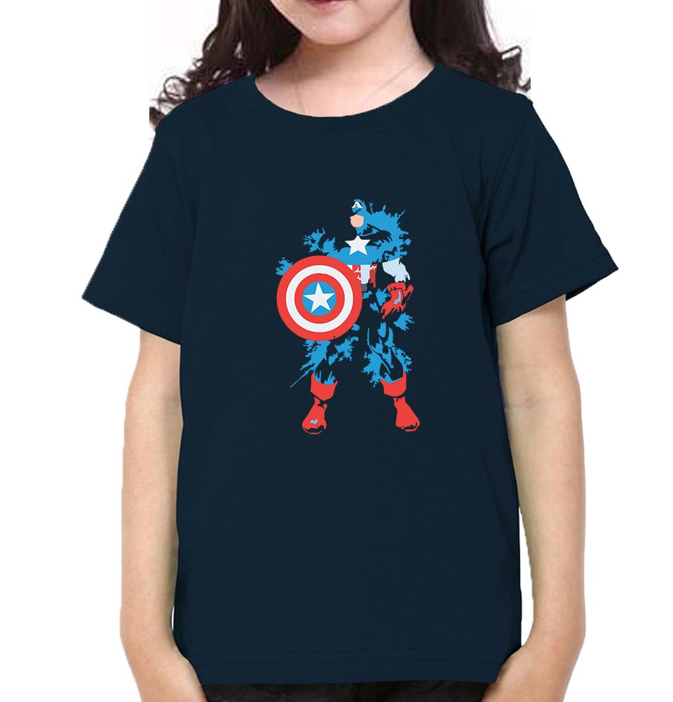 Captain Splash Half Sleeves T-Shirt For Girls -FunkyTeesClub
