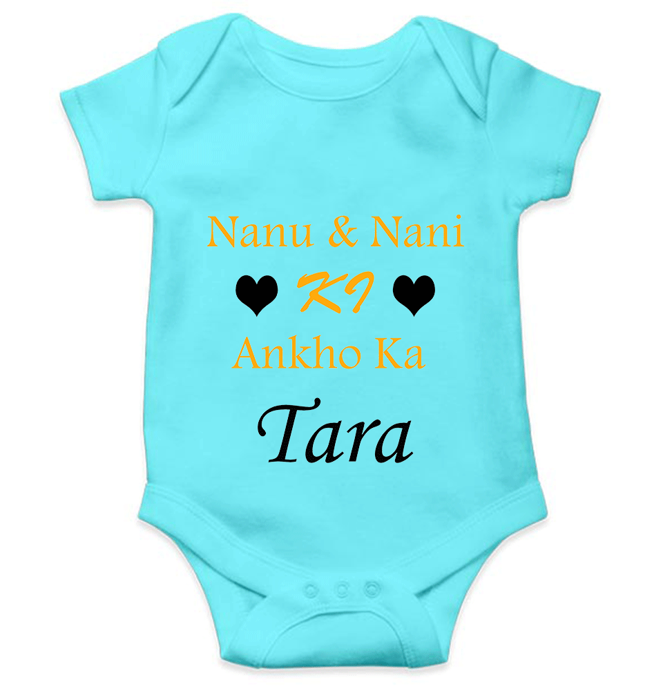 Nanu Nani Ki Ankho Ka Tara Rompers for Baby Boy- FunkyTeesClub