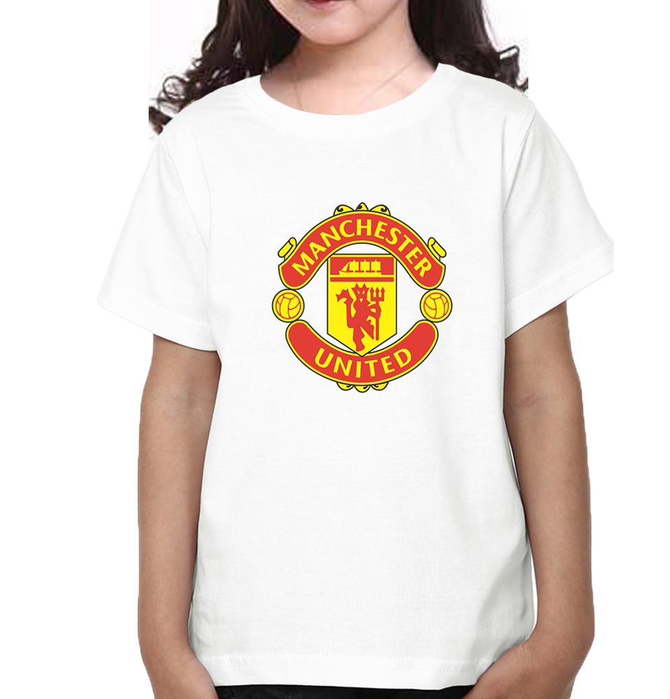 Manchester United Half Sleeves T-Shirt For Girls -FunkyTeesClub