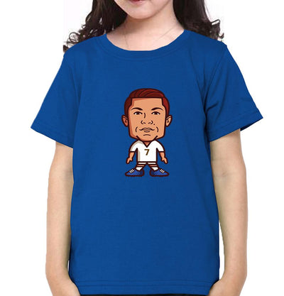 Cristiano Ronaldo CR7 Half Sleeves T-Shirt For Girls -FunkyTeesClub