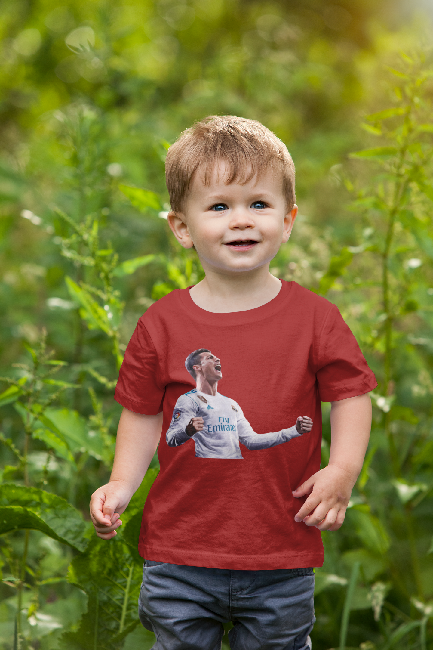 Ronaldo Half Sleeves T-Shirt for Boy-FunkyTeesClub
