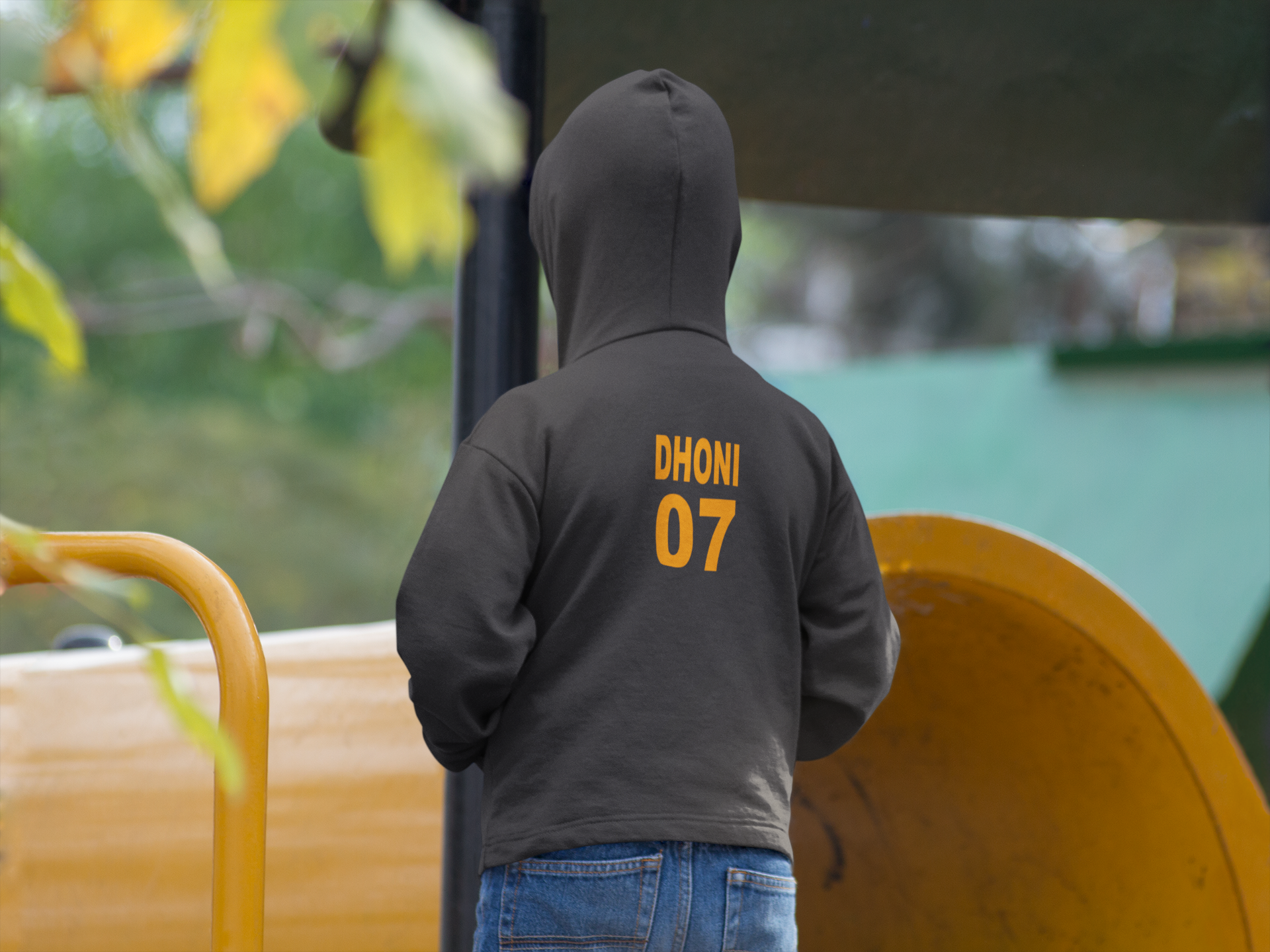 Dhoni 07 Boy Hoodies-FunkyTeesClub