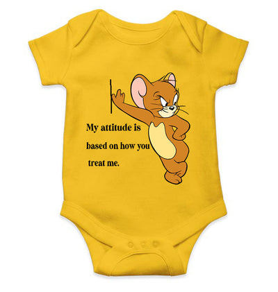 Attitude Shows Cute Jerry Rompers for Baby Girl- FunkyTeesClub