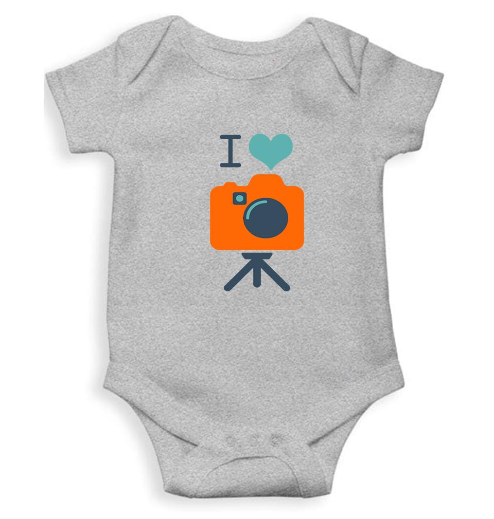 I Love Photography Rompers for Baby Girl- FunkyTeesClub