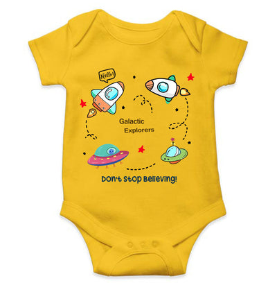 Spaceships Rompers for Baby Boy- FunkyTeesClub