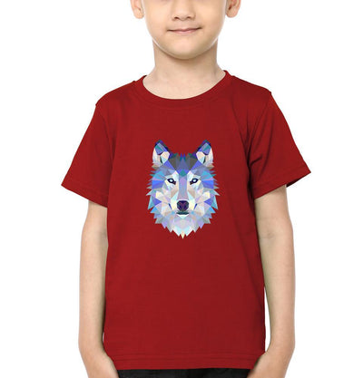 Wolf Half Sleeves T-Shirt for Boy-FunkyTeesClub
